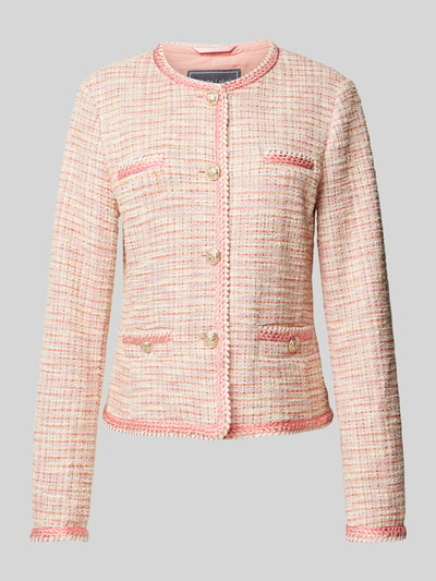 WHITE LABEL Blazer in Bouclé-Optik Pink 2