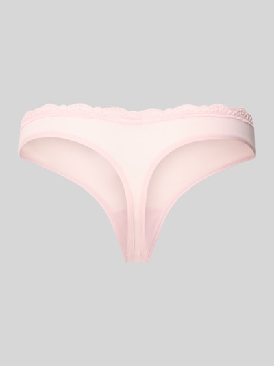 Calvin Klein Underwear String in semi-transparant design Lichtroze - 3