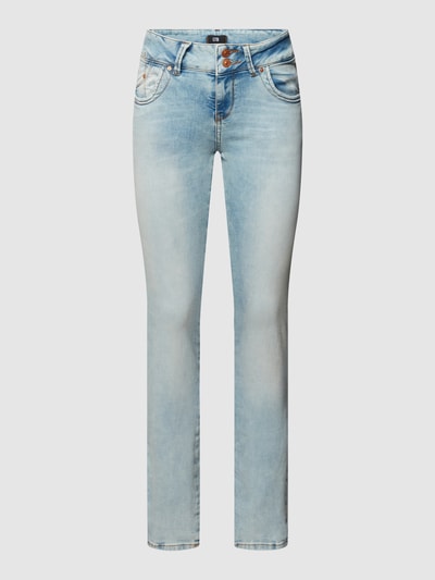 LTB Skinny Fit Jeans im 5-Pocket-Design Modell 'Molly' Hellblau 2