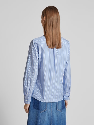 Weekend Max Mara Hemdbluse mit Knopfleiste Modell 'BAHAMAS' Hellblau 5