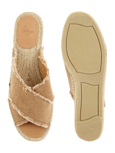 Castañer Pantolette aus Textil Modell 'Palmera' Camel 5