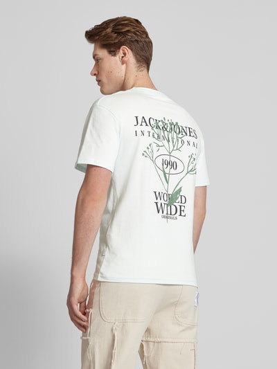 Jack & Jones T-shirt z nadrukiem z motywem model ‘LAFAYETTE’ Miętowy 5