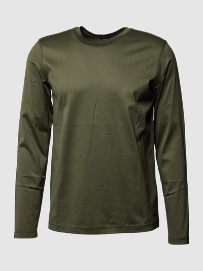 JOOP! Collection Longsleeve mit Label-Detail Modell 'Baseo' Oliv 1