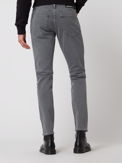 Armedangels Extra slim fit jeans met stretch, model 'Jaari'  Middengrijs - 5