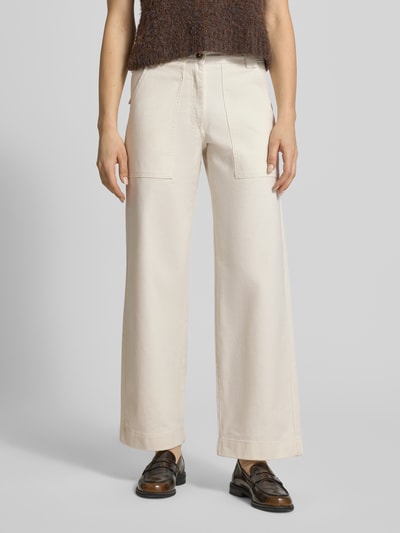 Selected Wide Leg Jeans aus Bio-Baumwoll-Mix Modell 'HOTEL AMOUR' Offwhite 4