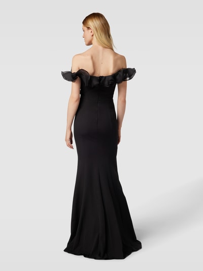 TROYDEN COLLECTION Abendkleid mit Volants Black 5