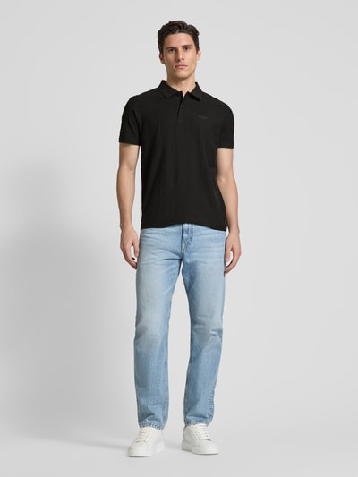 JOOP! Jeans Poloshirt mit Label-Print Modell 'Alonso' Black 1