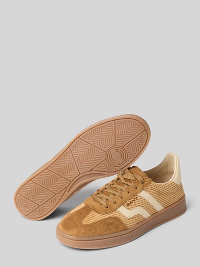 GANT Sneakersy ze skóry bydlęcej model 'Cuzima' Camel 4