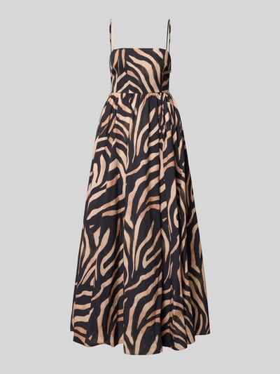 HUGO Empire Trägerkleid aus reiner Baumwolle Modell 'KUMARE-1' Beige 2