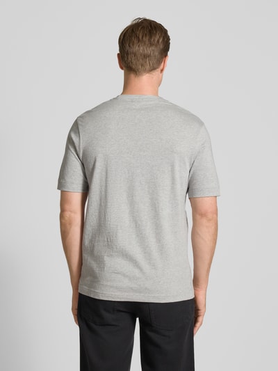 Drykorn T-shirt met ronde hals, model 'RAPHAEL 10' Lichtgrijs gemêleerd - 5