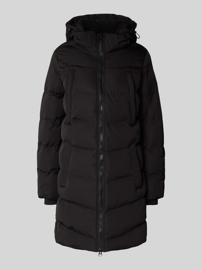 CARS JEANS Kurtka pikowana z zamkiem błyskawicznym dwustronnym model ‘MAYSAY’ Czarny 2