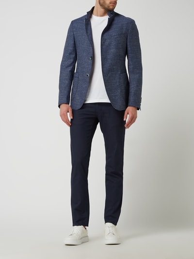 JOOP! Collection Slim Fit Sakko aus Schurwollmischung Modell 'Hankook' Blau 1