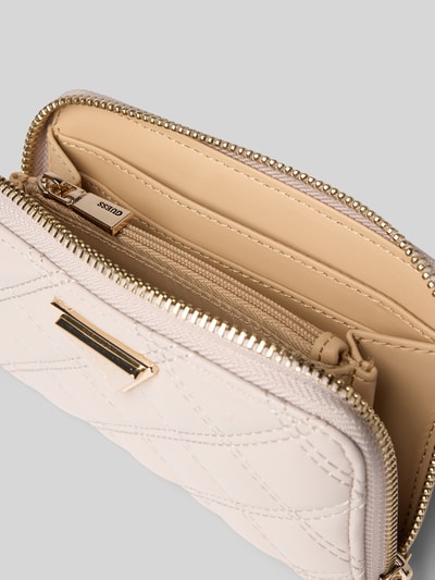 Guess Portemonnaie mit Label-Detail Modell 'GIULLY' Stein 3