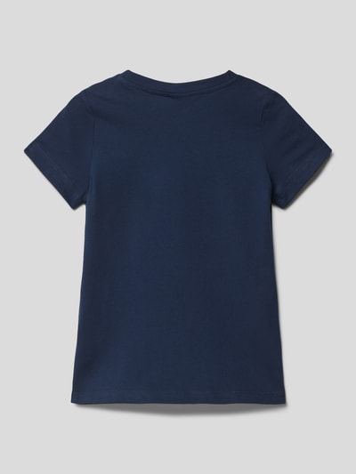 s.Oliver RED LABEL T-shirt met motiefstitching Bleu - 3