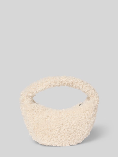 CK Calvin Klein Shoulder Bag mit Fellbesatz Modell 'Sherpa' Offwhite 4