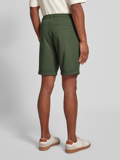 MCNEAL Regular Fit Sweatshorts mit Strukturmuster Khaki 5