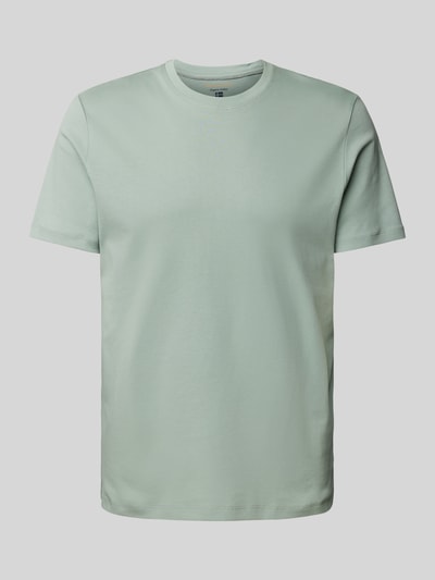 Christian Berg Men T-shirt met geribde ronde hals Metallic groen - 2