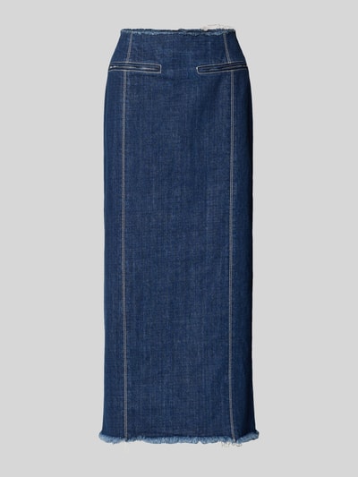 MAX&Co. Midi-Rock aus Denim Modell 'MCLLUGLIO' Jeansblau 2