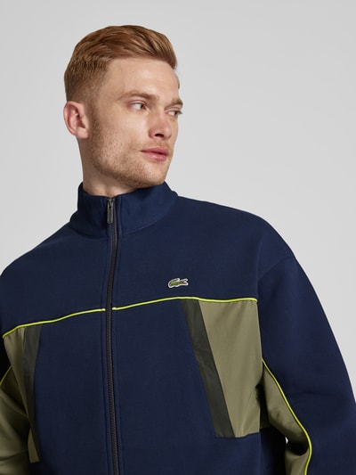 Lacoste Bluza rozpinana ze stójką Granatowy 3