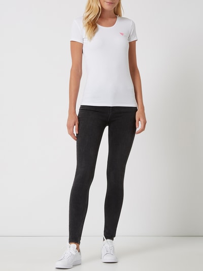 Review Skinny jeans met stretch  Antraciet - 1