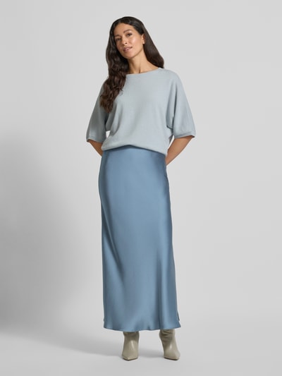 Luisa Cerano Maxirock mit elastischem Bund Rauchblau 1