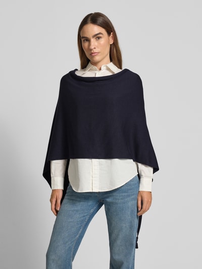 comma Poncho mit U-Boot-Ausschnitt Dunkelblau 4
