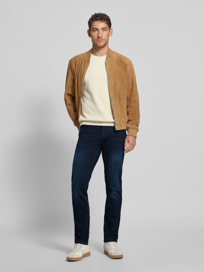 MCNEAL Straight Fit Jeans mit 5-Pocket-Design Dunkelblau 1