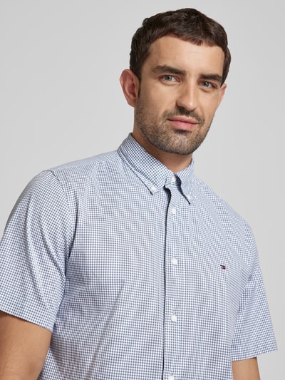 Tommy Hilfiger Vrijetijdsoverhemd met labelstitching, model 'GINGHAM' Lichtblauw - 3