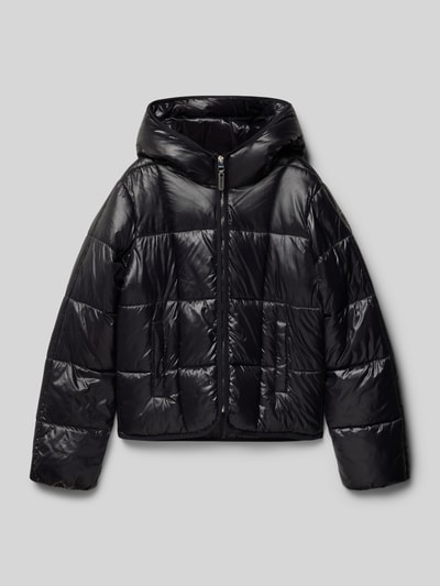 Garcia Regular Fit Winterjacke in Stepp-Optik Black 1