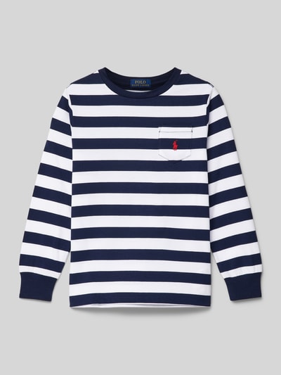 Polo Ralph Lauren Kids Bluzka z długim rękawem z dekoltem okrągłym Granatowy 1