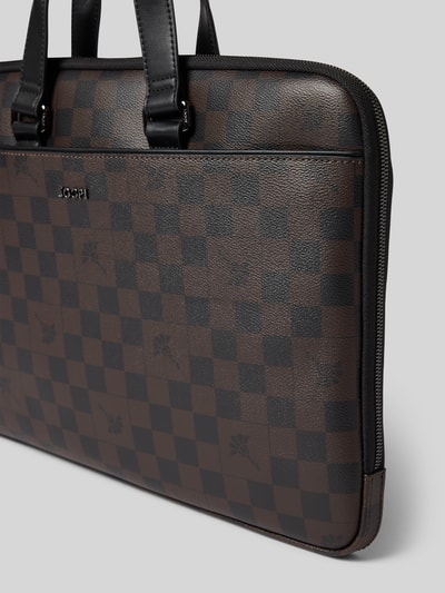 JOOP! Collection Laptoptas met draagband Donkerbruin - 3