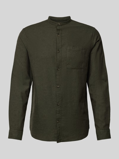 Jack & Jones Regular fit vrijetijdsoverhemd met borstzak Donkergroen - 2