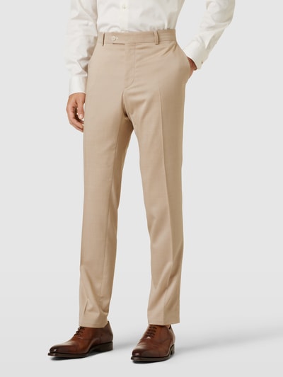 HECHTER PARIS Broek met persplooien Beige - 4