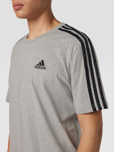 ADIDAS SPORTSWEAR T-shirt met logostitching Lichtgrijs - 3