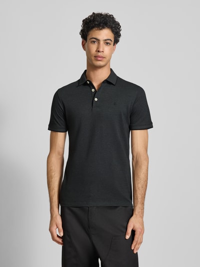 JACK & JONES Slim Fit Poloshirt mit Viskose-Anteil Modell 'Paulos' Dunkelgrau Melange 4