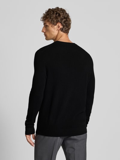 Christian Berg Men Strickpullover aus Wolle-Kaschmir-Mix Black 5