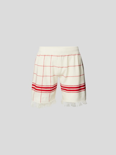 Maison Margiela Shorts mit Streifenmuster Ecru 2