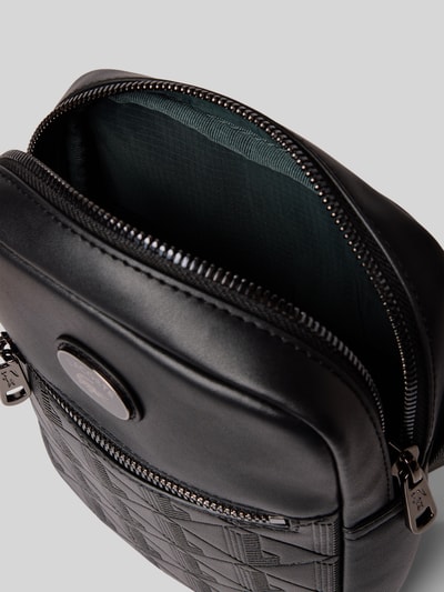 Lacoste Kameratasche mit Rindsleder Black 5