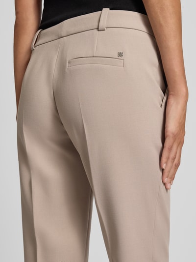 HUGO Regular fit stoffen broek met viscose, model 'HETANA' Zand - 3