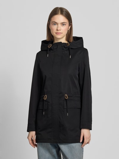 ONLY Regular Fit Parka mit Tunnelzug Modell 'LOUISE' Black 4