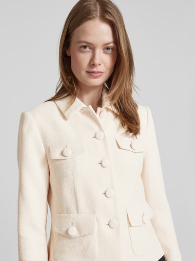 WHITE LABEL Blazer mit Pattentaschen Offwhite 3