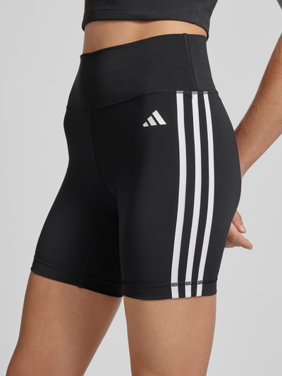 ADIDAS SPORTSWEAR Slim Fit Shorts mit Logo-Print Black 3