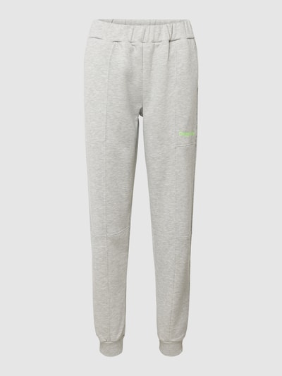 TheJoggConcept Sweatpants mit Label-Stitching Modell 'RAFINE' Hellgrau 2