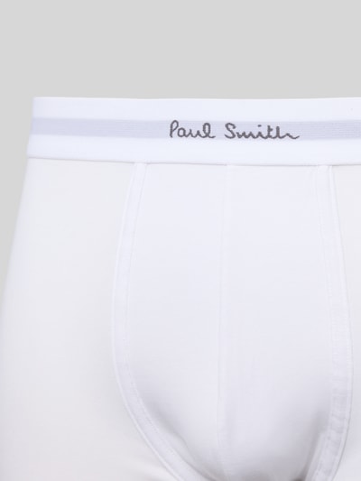 PAUL SMITH Trunks mit elastischem Label-Bund im 5er-Pack Weiss 2
