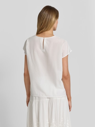 Soyaconcept Regular Fit Bluse mit Rundhalsausschnitt Modell 'FAHIMA' Offwhite 5