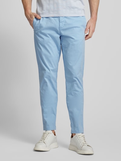 Tommy Hilfiger Slim fit chino met paspelzakken, model 'CHELSEA' Lichtblauw - 4