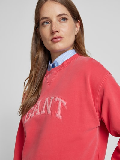 Gant Sweatshirt mit Label-Detail Rot 3