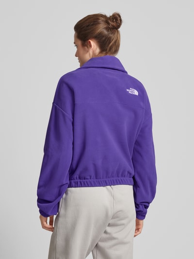 The North Face Cropped Sweatshirt mit Stehkragen Modell "Glacier" Lila 5