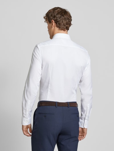 Jake*s Super Slim Fit Business-Hemd mit Kentkragen Weiss 5