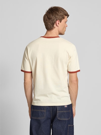 Jack & Jones T-shirt z okrągłym dekoltem model ‘FORMENTERA’ Złamany biały 5